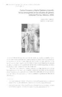 Temas emergentes en los estudios de género