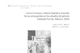 Temas emergentes en los estudios de género