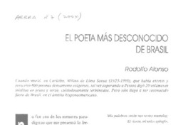 El poeta más desconocido de Brasil