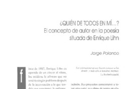 ¿Quién de toso en mí...?