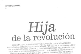Hija de la revolución (entrevista)