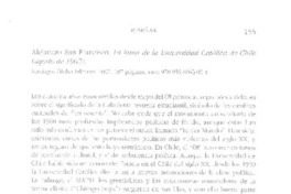 La toma de la Universidad Católica de Chile (agosto de 1967)