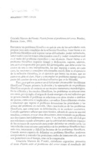 Platón frente al problema del error