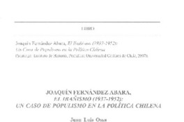 El ibañismo (1937-1952)