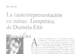 La (auto)representación en ruinas