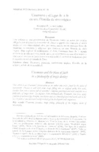 Unamuno y el lugar de la fe en una filosofía de sino trágico
