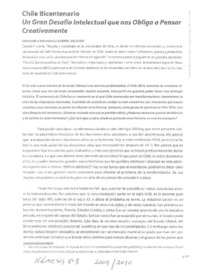 Un gran desafío intelectual que nos obliga a pensar creativamente (entrevista)