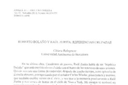 Roberto Bolaño y Raúl Zurita