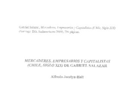 Mercaderes, empresarios y capitalistas