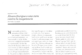 Álvaro Enrigue o una cura contra la inapetencia