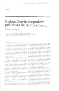 Rubén Darío trepador