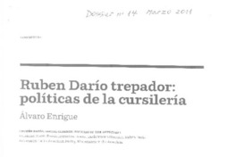Rubén Darío trepador