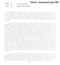 Las utopías están vigentes