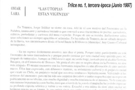 Las utopías están vigentes