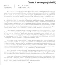 Réquiem para Jorge Teillier