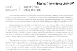 Réquiem para Jorge Teillier
