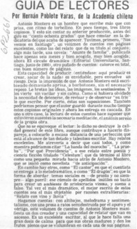 Guía de lectores