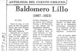 Baldomero Lillo.