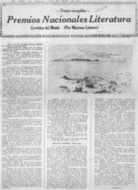 Premios Nacionales Literatura