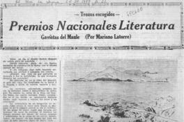 Premios Nacionales Literatura