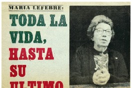 Toda la vida, hasta su último día.