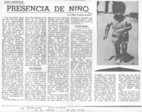 Presencia de niño
