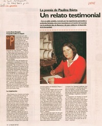 Un relato testimonial