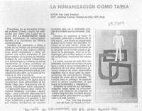 La humanización como tarea