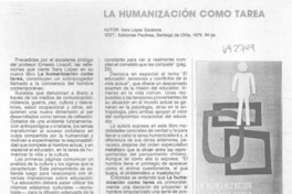 La humanización como tarea