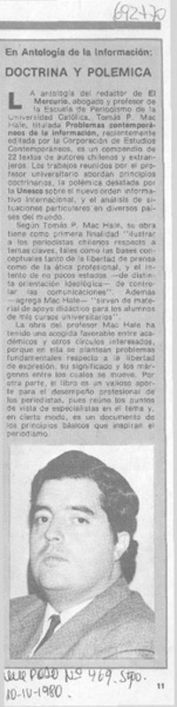 Doctrina y polémica.