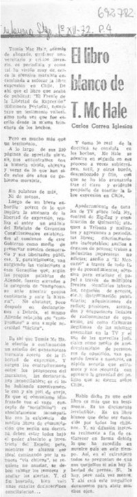 El libro blanco de T. Mc Hale