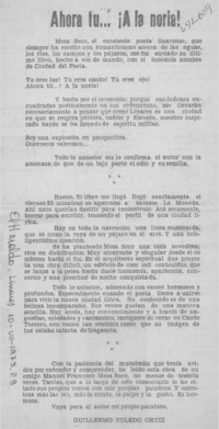 Ahora tú... ¡a la noria!