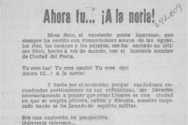 Ahora tú... ¡a la noria!