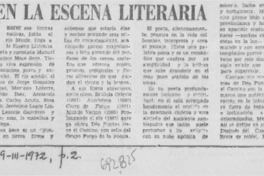 En la escena literaria