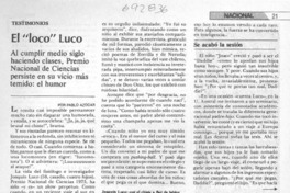 El "loco" Luco