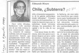 Chile, ¿Subterra?