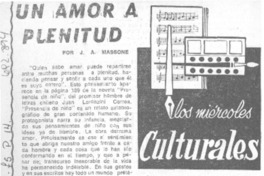 Un amor a plenitud