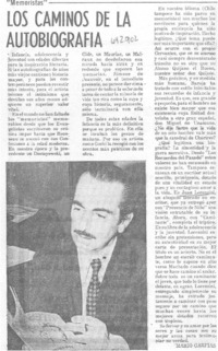 Los cambios de la autobiografía