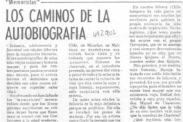 Los cambios de la autobiografía