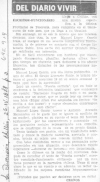 Escritor-funcionario