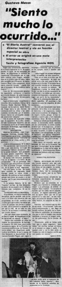 Siento mucho lo ocurrido...!" : [entrevista]