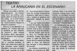 Teatro la Araucana en el escenario