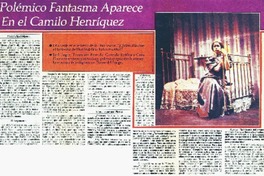 Polémico fantasma aparece en el Camilo Henríquez : [entrevista]