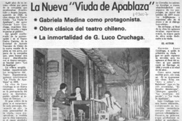 La nueva "viuda de Apablaza".