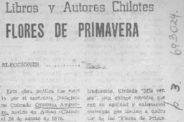 Flores de primavera.