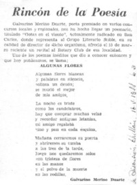 Rincón de la poesía.