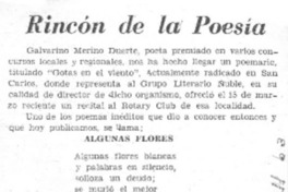 Rincón de la poesía.