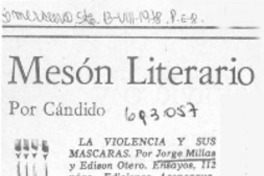 La violencia y sus máscaras