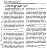 Almácigos de sol
