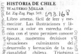 Historia de Chile.